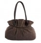 Нова чанта от Франция кожа/текстил кафява