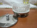 Руска кристална кутия захарница, снимка 6