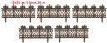  Декоративна ограда, Пластмаса, 62x35 см, 5 броя, снимка 1