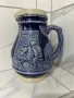 Винтидж керамична кана с кобалтово синя глазура внос Австрия, снимка 10