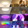 LED плафон с дистанционно управление 18W+RGB, снимка 3