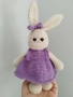 Плетено на една кука зайче , снимка 3