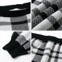 Комплект плетиво каре райе , снимка 5
