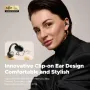 SoundPEATS Ear Clip Слушалки Bluetooth 5.4, отворени слушалки IPX5 Водоустойчиви, снимка 2