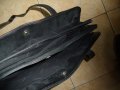 № 6938 стара кожена чанта SEMPRE   - размер 37,5 / 31 / 10 см , презрамка 34 см   - три прегради  - , снимка 3