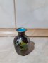Cloisonne Клоазоне Красива малка ваза бронз клетъчен емайл, снимка 5