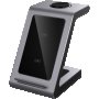 Безжично зарядно за телефон Prestigio ReVolt A8, 3-in-1 charger, за iPhone, Apple Watch, AirPods, Си