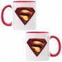 Чаша DC Superman Logo,Керамична Чаша, Кафе Чай, Игра,Изненада,Подарък,Повод,Празник,Рожден Ден