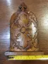 ръчно резбован стар триптих, снимка 8