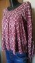 Красива блуза в бяло и малиново🌹👚M/L,L,XL🌹👚 арт.314, снимка 1