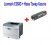 Лазерен принтер Lexmark E360D+Нова Тонер Касета,Дуплекс, снимка 2