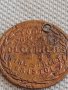Стар КОРАБЕН ЖЕТОН над стогодишен рядък бронз мед за КОЛЕКЦИОНЕРИ 42494, снимка 5