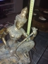 Много стара бронзова статуетка, снимка 4