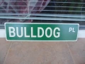 Метална табела Bulldog Булдог куче дог декорация кучкар кучеча пазачи, снимка 1