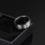 Нов Мъжки пръстен 8 мм волфрам King Will, снимка 1 - Пръстени - 44130737