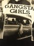 Гъзарска тениска черна с принт GANGSTA-GIRLS и мадами-гангстери.Изчистен черен гръб. , снимка 14