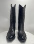 Дамски кожени ботуши от колекцията Western Boot на Zoe, черни, снимка 4