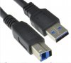 Кабели USB 3.0 Cable - Type Plug A to Type B Plug Adapter Cord - (1.8 Meters), снимка 1 - Кабели и адаптери - 28566207