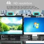 KCEVE DP HDMI USB 3.0 KVM превключвател 2 компютъра 2 монитора, два монитора Displayport KVM, снимка 3