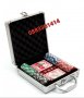 Намаление! Метално покер куфарче 100 части , снимка 1 - Настолни игри - 32911507