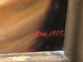 стара българска картина - худ. Азов - 1983г., снимка 7