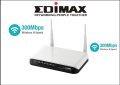 Wi-Fi Рутер EDIMAX BR-6324nL - 300 Mbit/s, снимка 1 - Рутери - 32726640