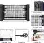 Zapoop Лампа за унищожаване на мухи и комари, 2500V, 20W UV, снимка 5