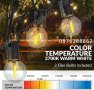 Външни лампи Светлинна верига от 20бр. Лед крушки за декорация, снимка 6