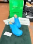 Луксозни дамски обувки на ток BOTTEGA VENETA Baby Blue, снимка 6