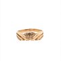 Златен дамски пръстен 3,18гр. размер:57 14кр. проба:585 модел:21711-1, снимка 1