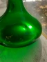 Невероятна голяма зелена кана гарафа декантер, снимка 4
