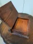 ретро дървена кутия книга с метален обков      15/4, снимка 6