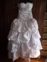 Булчинска рокля, тафта, снимка 1 - Рокли - 28635128
