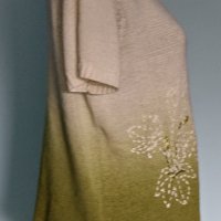 Луксозна декорирана плетена блуза тип туника / голям размер , снимка 3 - Туники - 26571763