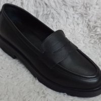 Мокасини естествена кожа, черни, код 331/ББ1/80, снимка 1 - Дамски ежедневни обувки - 43144699