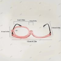 Дамски въртящи, увеличителни и сгъваеми очила за гримиране, 7размера , снимка 4 - Козметика за лице - 43591271