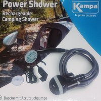 Къмпинг душ акумулаторен USB, преносим, ак "Kampa" rechargeable campingshower with submersible pump , снимка 11 - Палатки - 37287190