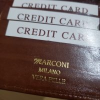 Francesco Marconi естествена кожа  Портфейл портмоне за ключове  , снимка 9 - Портфейли, портмонета - 43330296