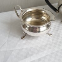 Английски посребърен сервиз за чай от 3 части, снимка 5 - Антикварни и старинни предмети - 43203606