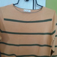 Дамска блуза фин трикотаж от вълна и памук, снимка 2 - Блузи с дълъг ръкав и пуловери - 34781923