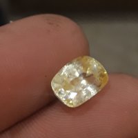 Естествен жълт Сапфир 9.10ct серт. AGI, снимка 4 - Други - 40040961