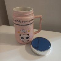 Керамична чаша с панда, снимка 2 - Чаши - 43154283