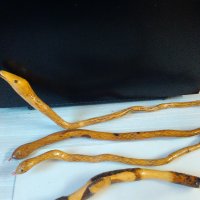 Змии от дърво ръчна изработка