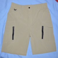 Къси мъжки бежови карго, тактически панталони леки L, снимка 3 - Къси панталони - 43850461