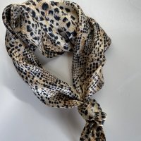 Малък Леопардов шал/ кърпа за глава, снимка 7 - Шалове - 40773186