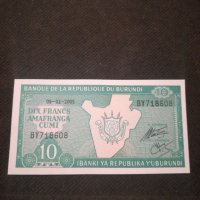 Банкнота Бурунди - 11478, снимка 2 - Нумизматика и бонистика - 27782796