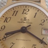 Марков дамски часовник MEISTER ANKLER AUTOMATIC работи перфектно състояние позлатена рамка 43090, снимка 8 - Други ценни предмети - 43895107