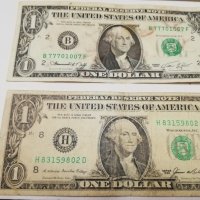 банкноти от по 1 долар, снимка 7 - Нумизматика и бонистика - 39273187