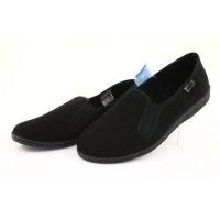  Полски мъжки текстилни обувки с ластик Befado Toni, Черни, снимка 3 - Мокасини - 43522224