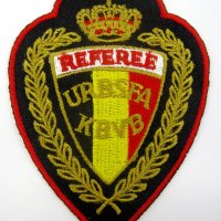 Футболни рефери-Белгийска футболна федерация-Стара емблема-Оригинал, снимка 1 - Колекции - 39253720